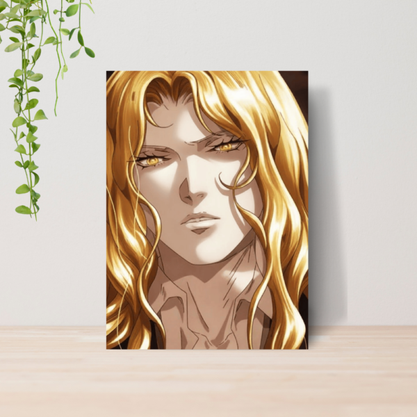 Quadro Alucard Drácula Vampiro A4 | Placa MDF 01