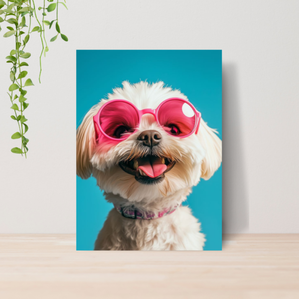 Quadro PetShop Banho e Tosa Animais A4 | Placa MDF 16