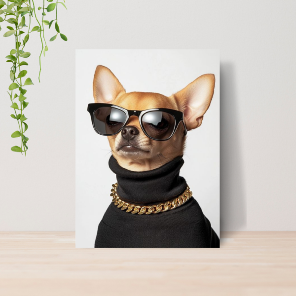 Quadro PetShop Banho e Tosa Animais A4 | Placa MDF 17