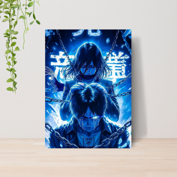 Quadro Attack on Titan Anime A4 | Placa MDF 11