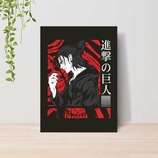 Quadro Attack on Titan Anime A4 | Placa MDF 15