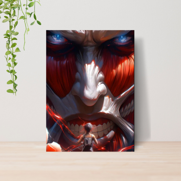 Quadro Attack on Titan Anime A4 | Placa MDF 08