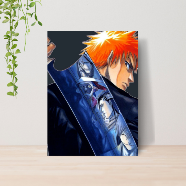Quadro Bleach Anime A4 | Placa MDF 14
