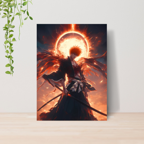 Quadro Bleach Anime A4 | Placa MDF 07