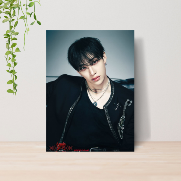 Quadro Bang Chan Stray Kids Kpop A4 | Placa MDF 04