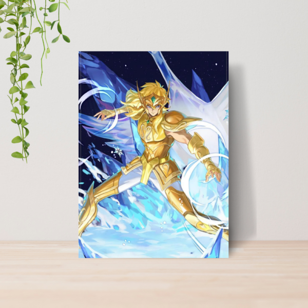 Quadro Cavaleiros do Zodiaco Anime A4 | Placa MDF 13