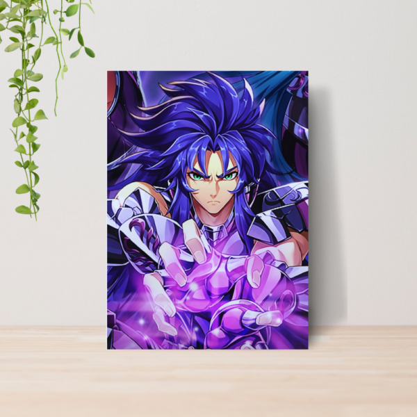 Quadro Cavaleiros do Zodiaco Anime A4 | Placa MDF 06
