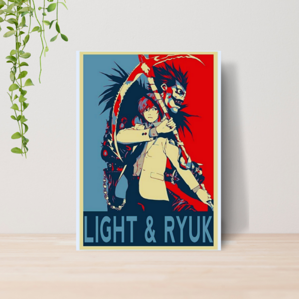 Quadro Death Note Anime A4 | Placa MDF 01