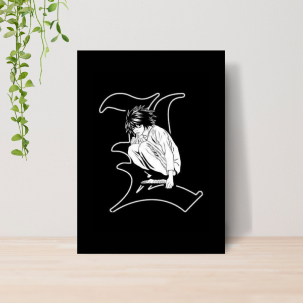 Quadro Death Note Anime A4 | Placa MDF 12