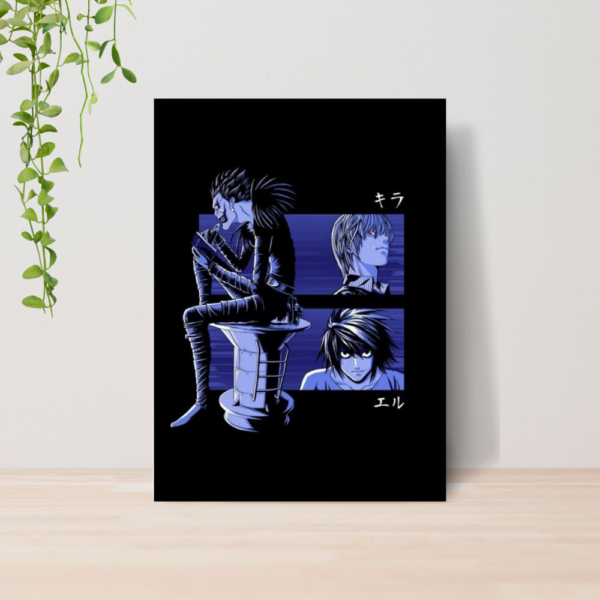Quadro Death Note Anime A4 | Placa MDF 13