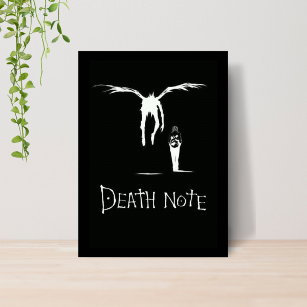 Quadro Death Note Anime A4 | Placa MDF 14