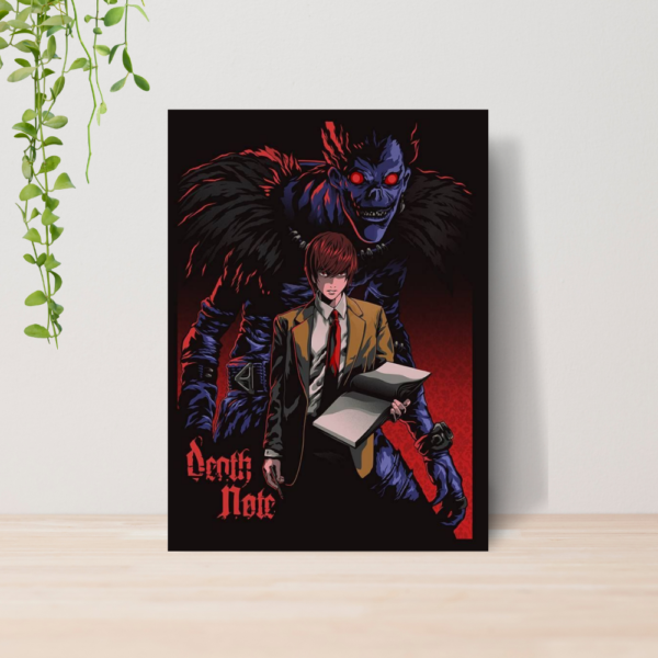 Quadro Death Note Anime A4 | Placa MDF 06