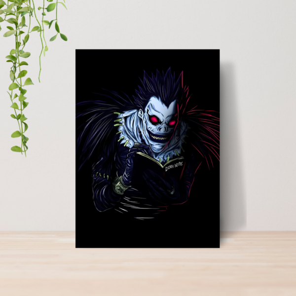 Quadro Death Note Anime A4 | Placa MDF 07
