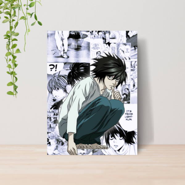 Quadro Death Note Anime A4 | Placa MDF 08