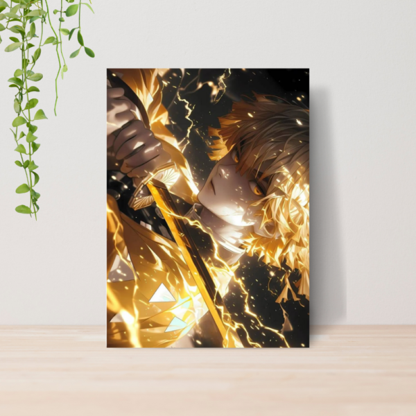 Quadro Demon Slayer Kimetsu No Yaiba Anime A4 | Placa MDF 10