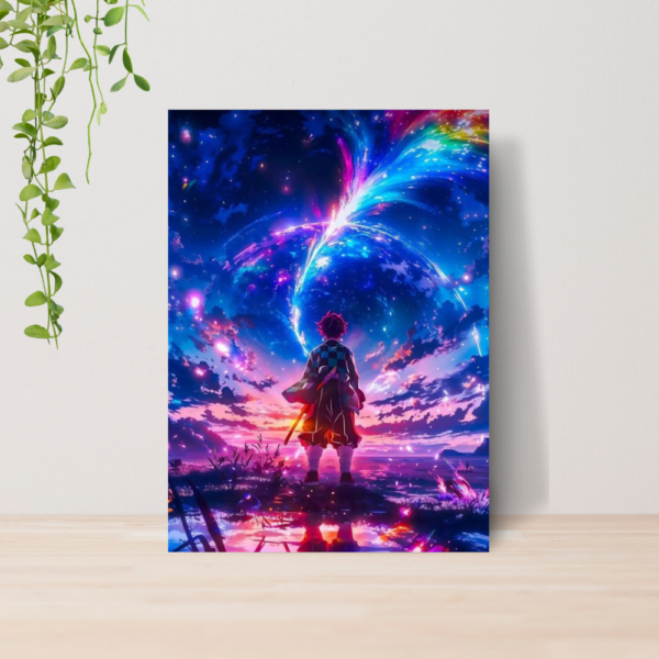 Quadro Demon Slayer Kimetsu No Yaiba Anime A4 | Placa MDF 11