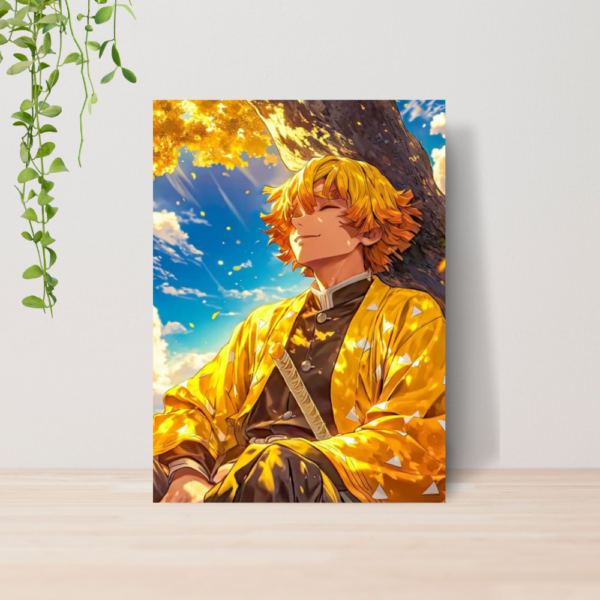 Quadro Demon Slayer Kimetsu No Yaiba Anime A4 | Placa MDF 12