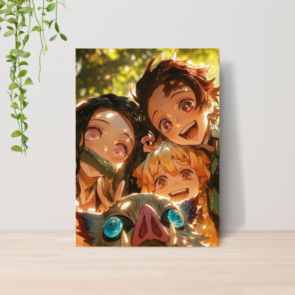 Quadro Demon Slayer Kimetsu No Yaiba Anime A4 | Placa MDF 13