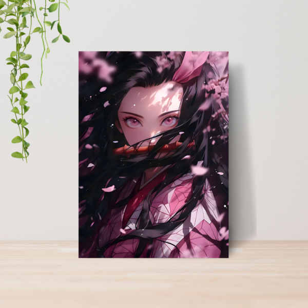 Quadro Demon Slayer Kimetsu No Yaiba Anime A4 | Placa MDF 14
