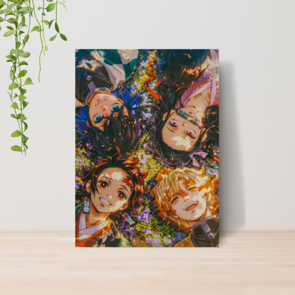 Quadro Demon Slayer Kimetsu No Yaiba Anime A4 | Placa MDF 15