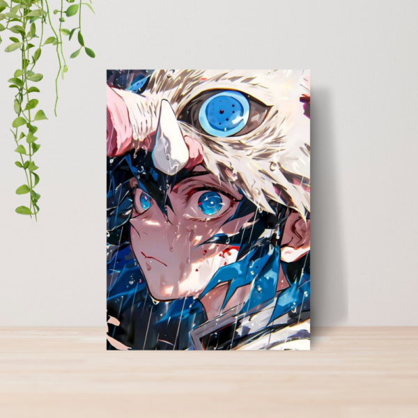 Quadro Demon Slayer Kimetsu No Yaiba Anime A4 | Placa MDF 16