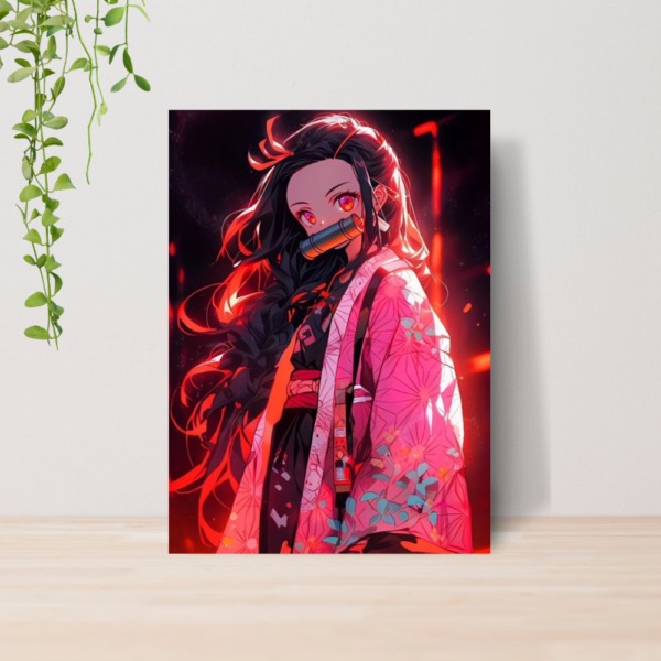 Quadro Demon Slayer Kimetsu No Yaiba Anime A4 | Placa MDF 19