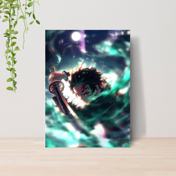 Quadro Demon Slayer Kimetsu No Yaiba Anime A4 | Placa MDF 03