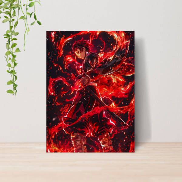 Quadro Demon Slayer Kimetsu No Yaiba Anime A4 | Placa MDF 05