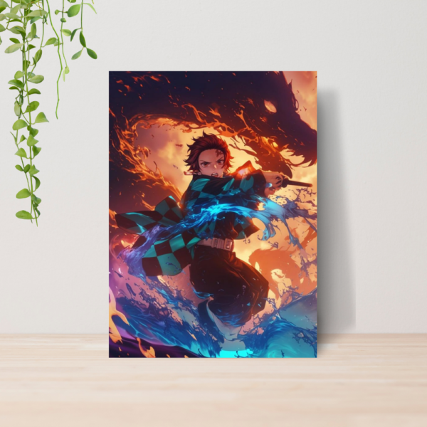 Quadro Demon Slayer Kimetsu No Yaiba Anime A4 | Placa MDF 06