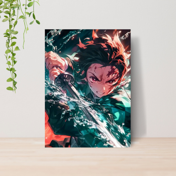 Quadro Demon Slayer Kimetsu No Yaiba Anime A4 | Placa MDF 07