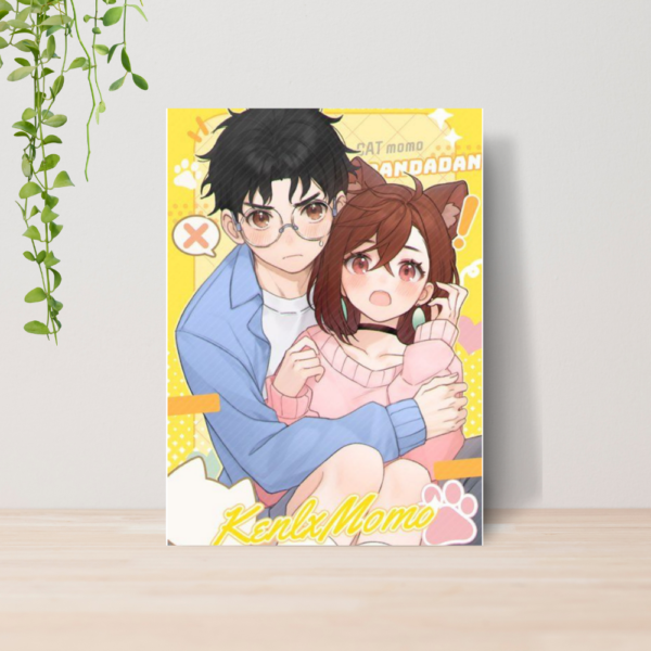 Quadro Dan da Dan Anime A4 | Placa MDF 17