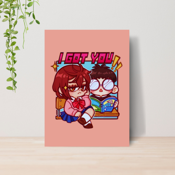 Quadro Dan da Dan Anime A4 | Placa MDF 04