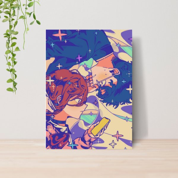 Quadro Dan da Dan Anime A4 | Placa MDF 06