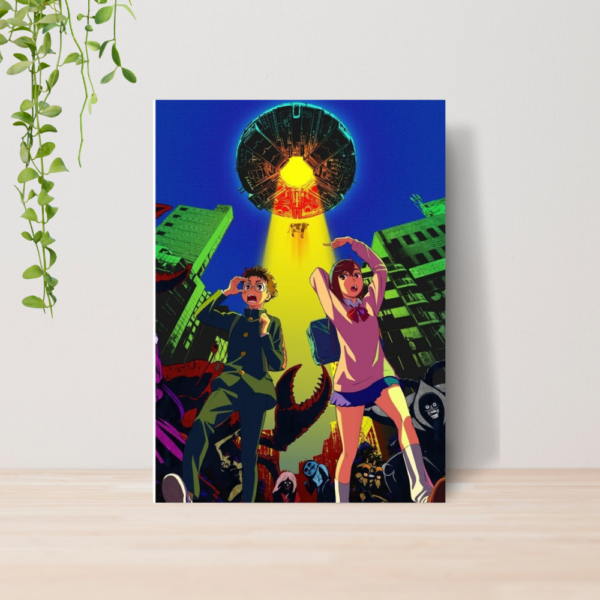 Quadro Dan da Dan Anime A4 | Placa MDF 07