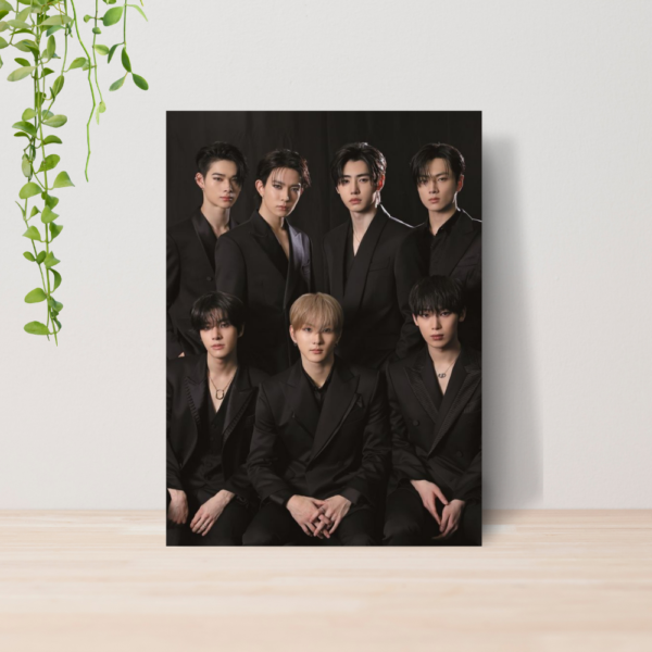 Quadro Enhypen Kpop Boy Group A4 | Placa MDF 04