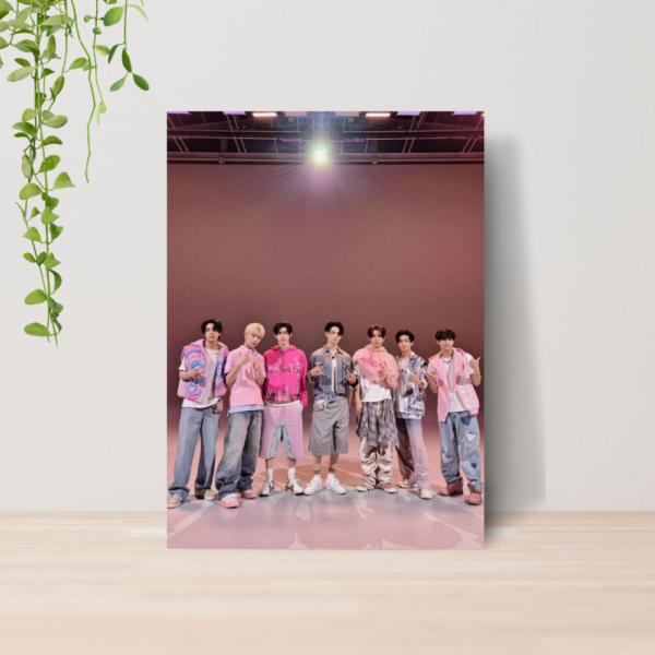 Quadro Enhypen Kpop Boy Group A4 | Placa MDF 05