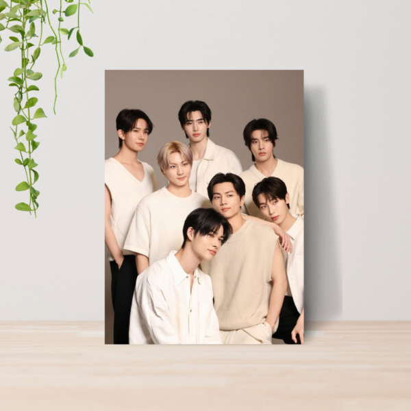 Quadro Enhypen Kpop Boy Group A4 | Placa MDF 06