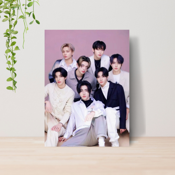Quadro Enhypen Kpop Boy Group A4 | Placa MDF 09