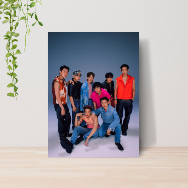 Quadro EXO Kpop Boy Group A4 | Placa MDF 01