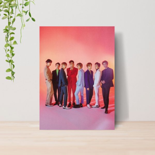 Quadro EXO Kpop Boy Group A4 | Placa MDF 10