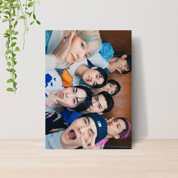 Quadro EXO Kpop Boy Group A4 | Placa MDF 04