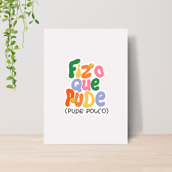 Quadro Frases Engraçadas A4 | Placa MDF 09