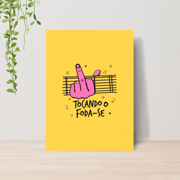 Quadro Frases Engraçadas A4 | Placa MDF 15