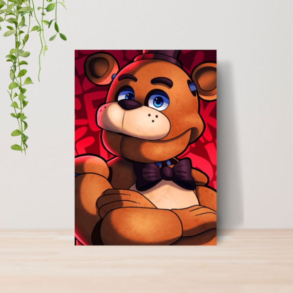 Quadro Five Nights at Freddy s FNAF A4 | Placa MDF 04