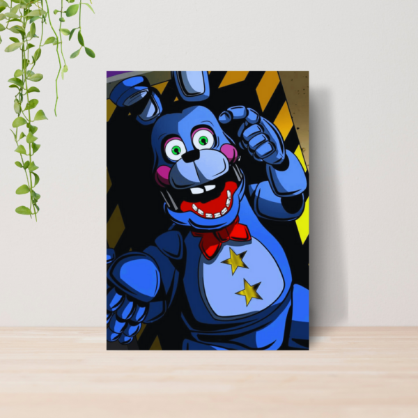 Quadro Five Nights at Freddy s FNAF A4 | Placa MDF 06