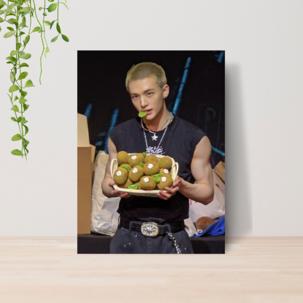 Quadro Hyunjin Stray Kids Kpop A4 | Placa MDF 09