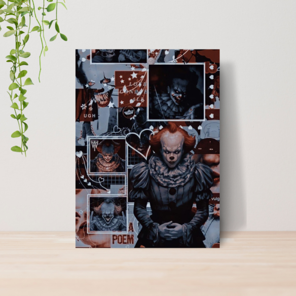Quadro IT Bem Vindo a Derry Terror A4 | Placa MDF 08