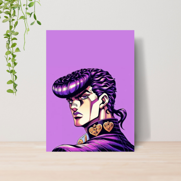 Quadro Jojo Bizarre Adventure Anime A4 | Placa MDF 11