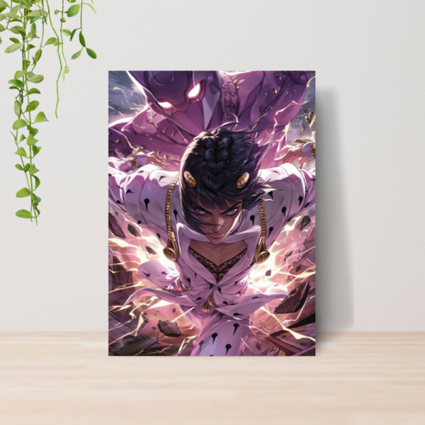 Quadro Jojo Bizarre Adventure Anime A4 | Placa MDF 12