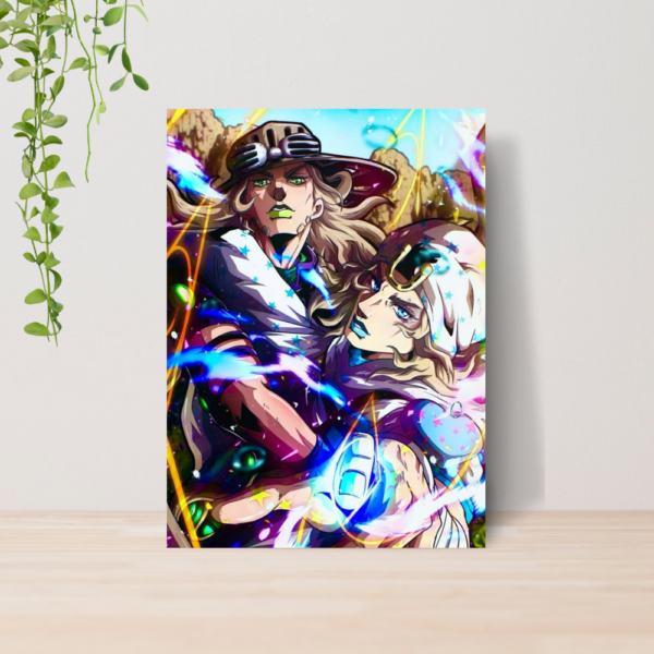 Quadro Jojo Bizarre Adventure Anime A4 | Placa MDF 13